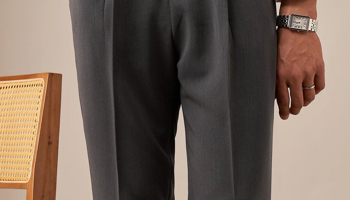 Paris high waist straight fit pants