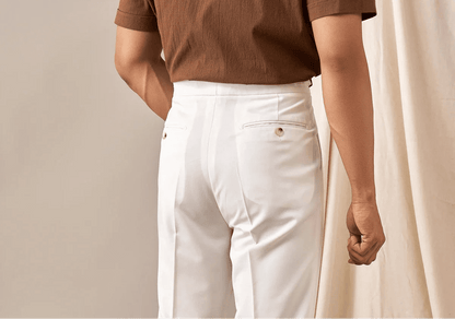 Paris high waist straight fit pants