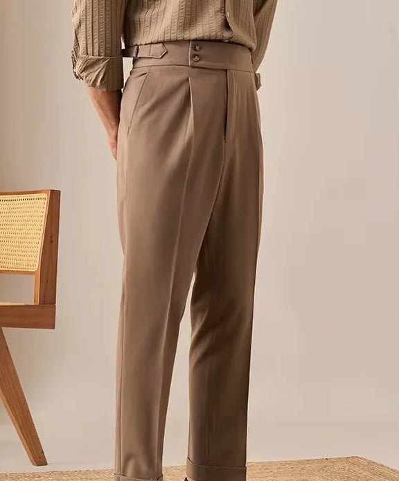 Paris high waist straight fit pants