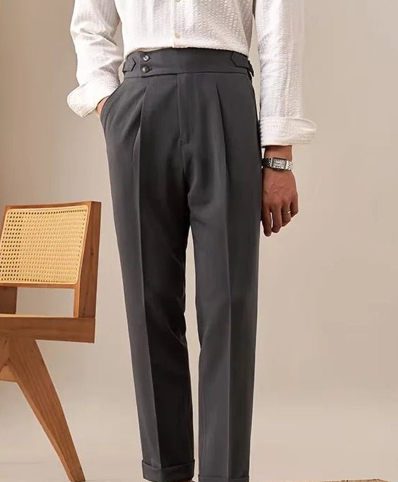 Paris high waist straight fit pants
