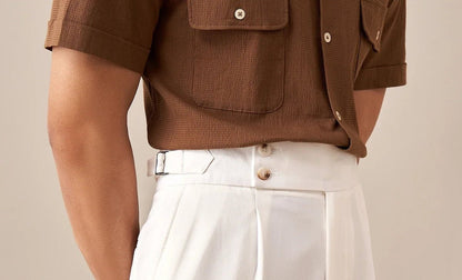 Paris high waist straight fit pants