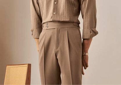 Paris high waist straight fit pants