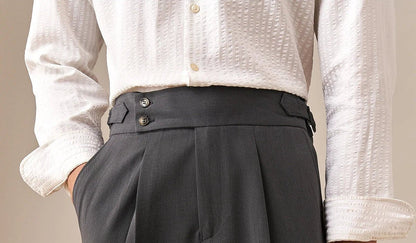 Paris high waist straight fit pants