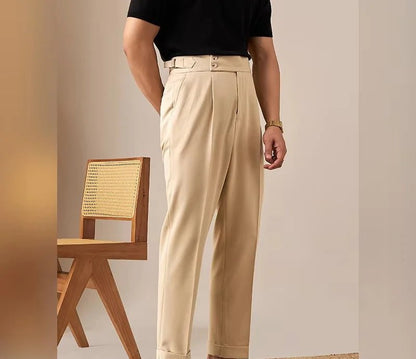 Paris high waist straight fit pants