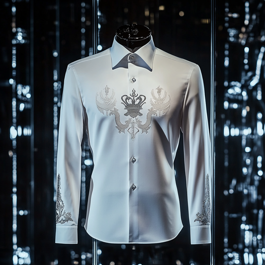 Classic Style wrinkle-resistant formal casual long sleeve shirt