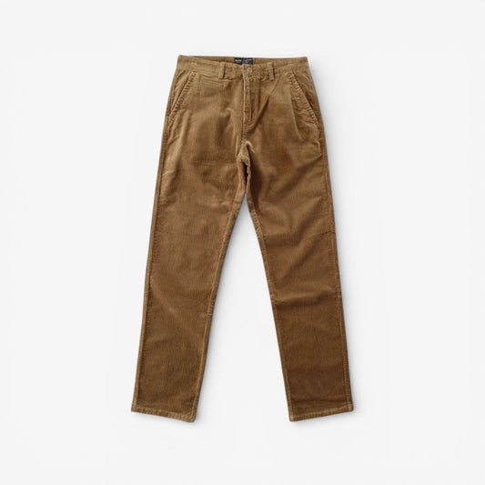 Retro corduroy straight pants
