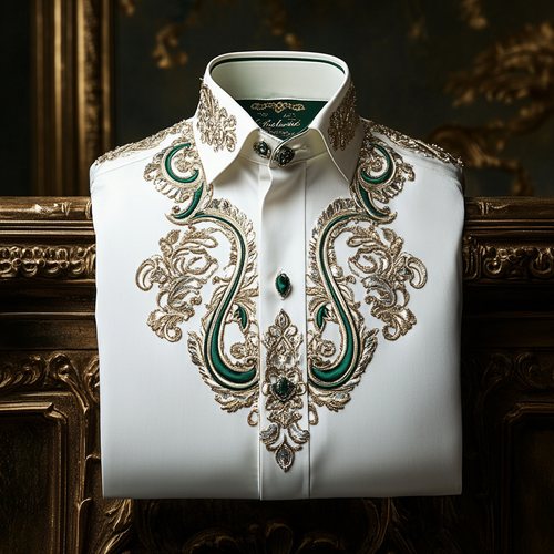 Exclusive Luxury royal comfortable business leisure vacation long sleeve shirt
