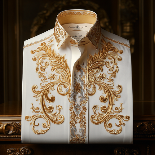 Exclusive Luxury royal comfortable business leisure vacation long sleeve shirt