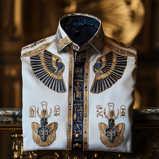 Exclusive Luxury royal comfortable business leisure vacation long sleeve shirt