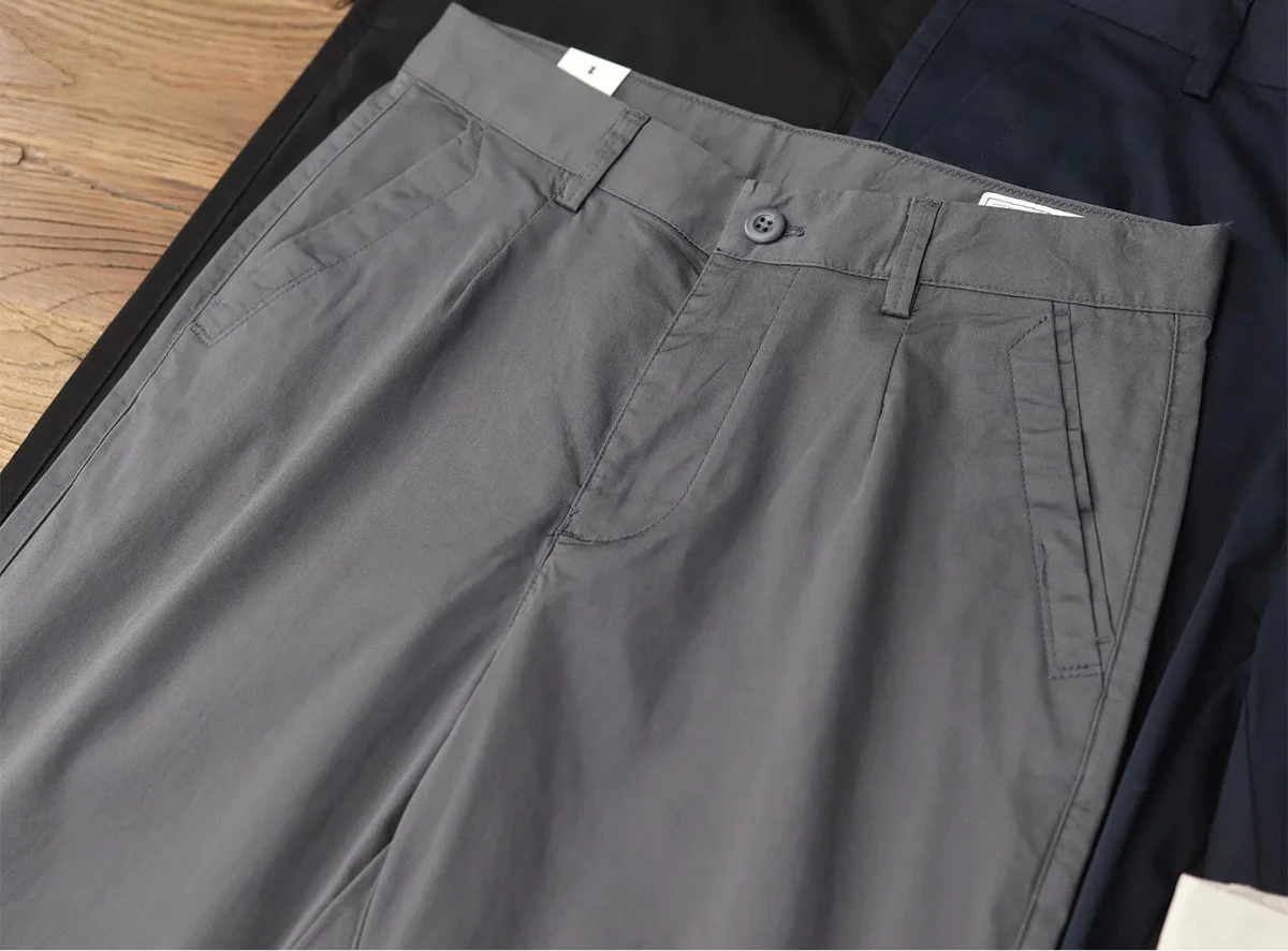 Slim fit business chinos