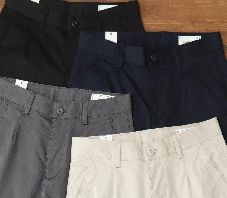 Slim fit business chinos