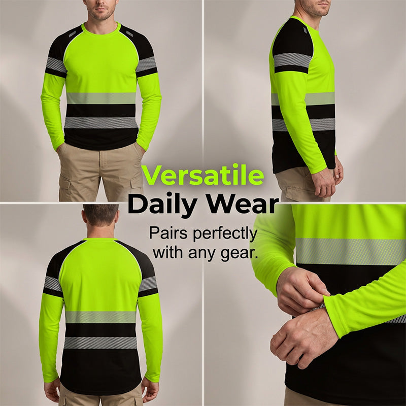 ????50% OFF !! ?Men's Printed Round-neck Long-sleeve Shirt