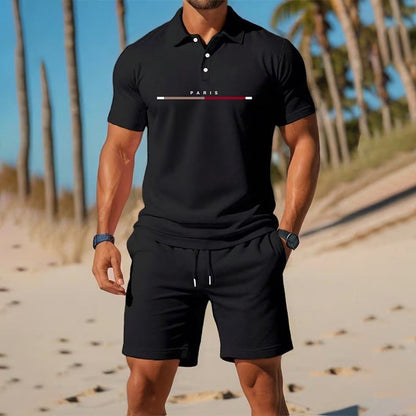 👕 LIMITED-TIME 50% OFF! ✨ Men's Summer Breathable Shirt & Shorts Set