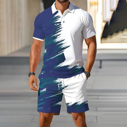 👕 LIMITED-TIME 50% OFF! ✨ Men's Summer Breathable Shirt & Shorts Set