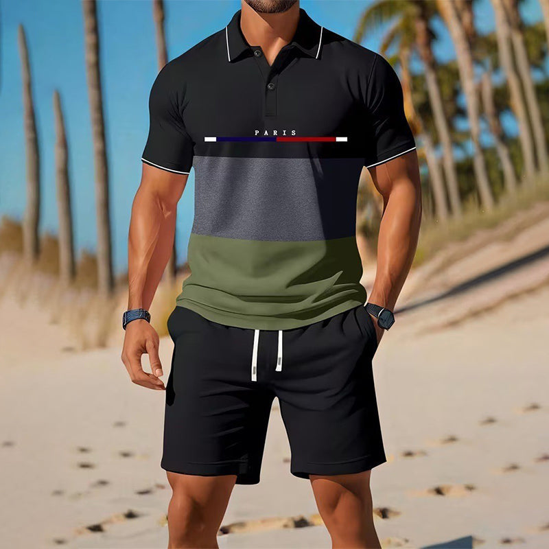 👕 LIMITED-TIME 50% OFF! ✨ Men's Summer Breathable Shirt & Shorts Set