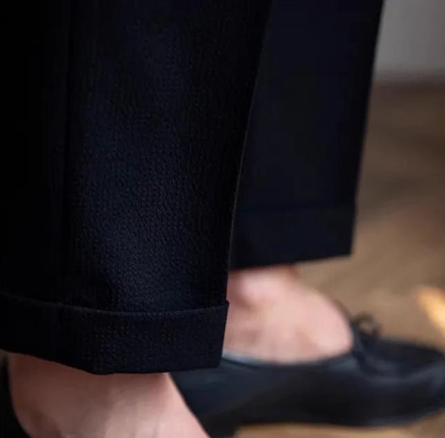 Straight fit suit elegant pants
