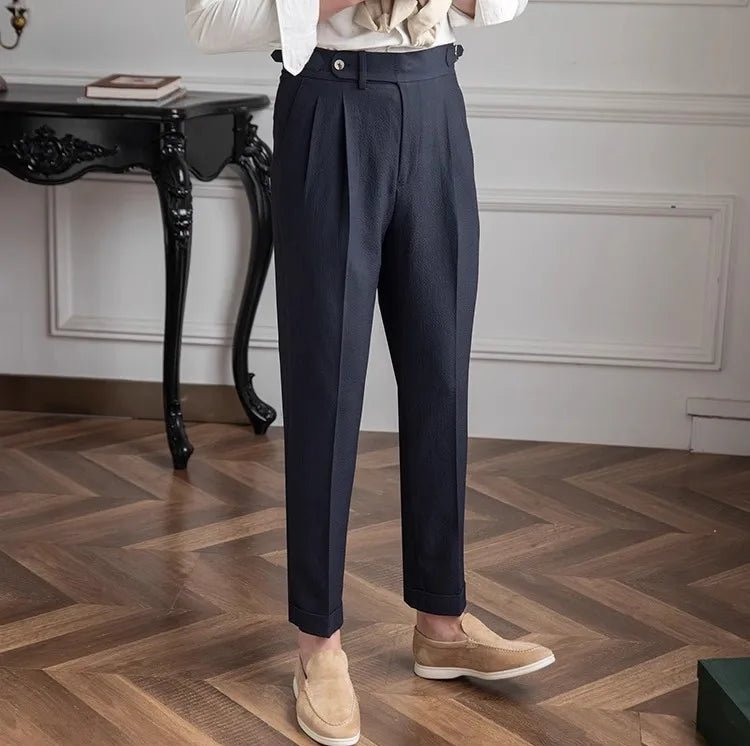 Straight fit suit elegant pants