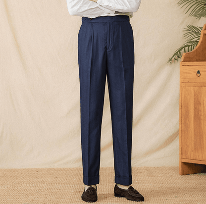 Summer straight fit elegant trousers