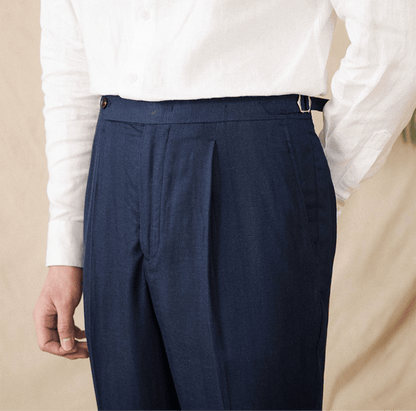 Summer straight fit elegant trousers