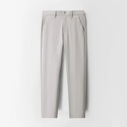 Trousers smart-casual carrot fit