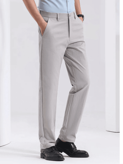 Trousers smart-casual carrot fit