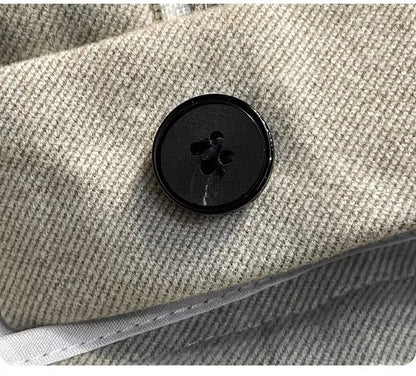 Winter korean pants with elastic waist