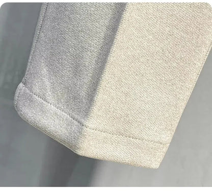 Winter korean pants with elastic waist