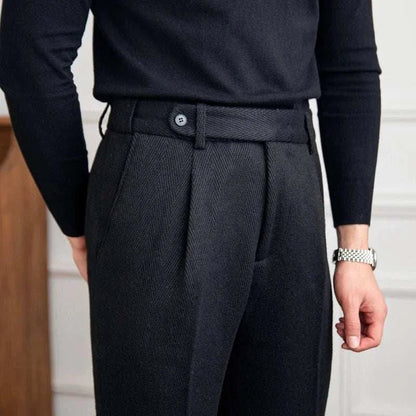 Winter wool italian trousers