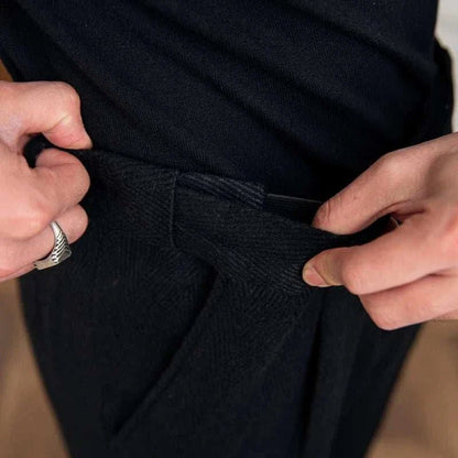 Winter wool italian trousers