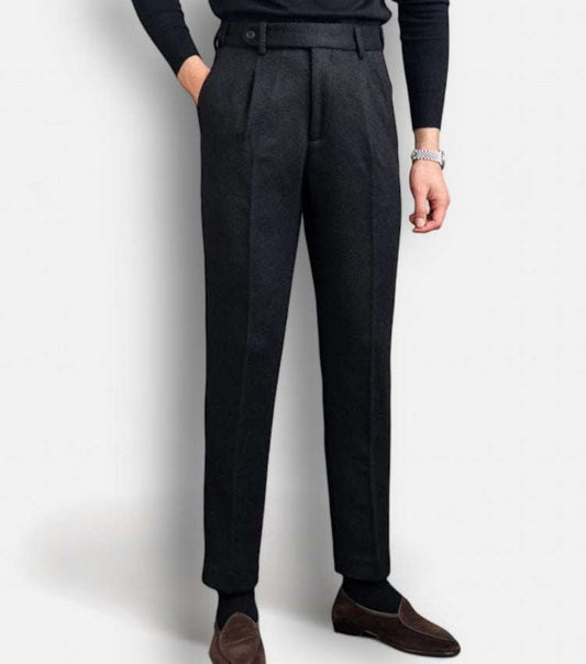 Winter wool italian trousers