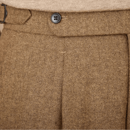 Wool winter italian trousers
