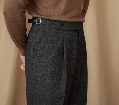 Wool winter italian trousers