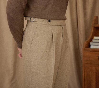 Wool winter italian trousers