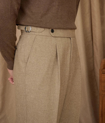 Wool winter italian trousers